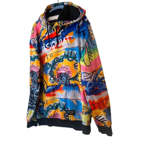 Reason x Jean-Michel Basquiat Graphic Hoodie - XL - Picture 1 of 3